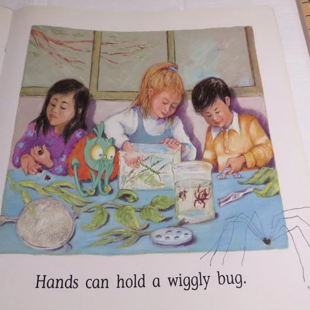 Hands, Hands, Hands BIG BOOK (almost 2 feet tall) by Marcia Vaughan Classroom